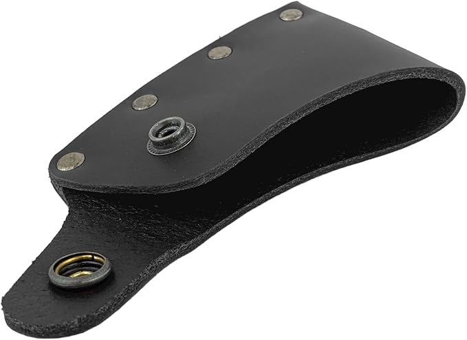 Hatchet Blade Cover Handmade from Full Grain Leather - Protector Case Cover Small Axe Blade Safety Sleeve Camping Accessory Lumberjack Outdoor Essentials