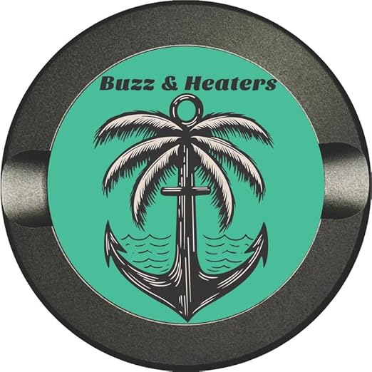 Buzz &amp Heaters Metal Container for Zyn | Metal Holder for Zyn |Metal Can for Zyn | Metal Cases for Zyn Holder | Metal Pouch Cans for Zyn | Offshore Palm Anchor