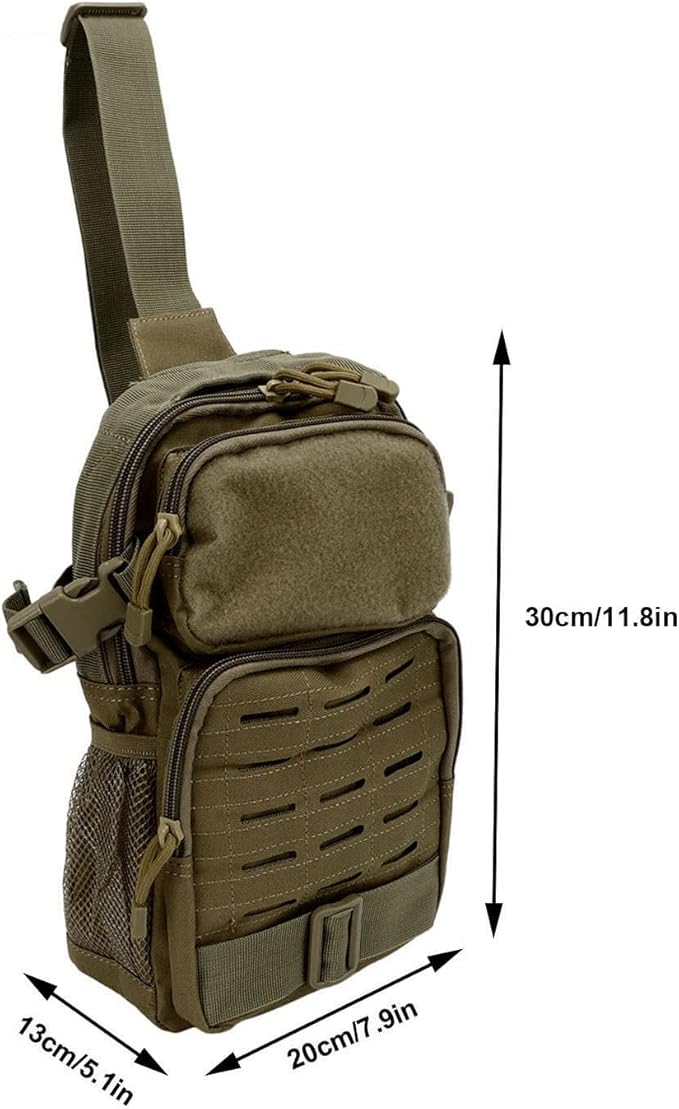 Outdoor Chest Sling BagPack for Camping TravelingWaterproofMultifunction