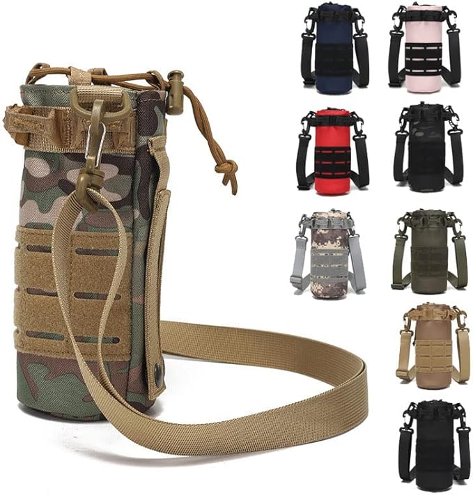 Outdoor Sports Hiking Bag Tactical Assault Combat Camouflage Tactical Molle Pack Water Bottle Pouch