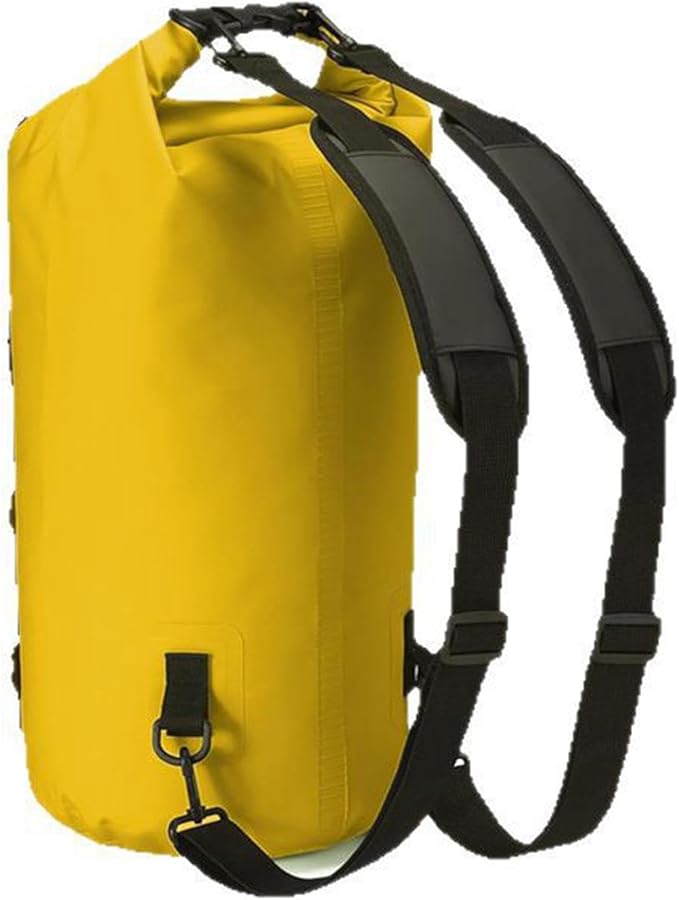 Waterproof Dry Bag 30L IPX6 Lightweight Storage Backpack for Kayaking Fishing Swimming Hiking Camping- Yellow