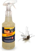Natural Mosquito Control Ready to Use Spray Repels Mosquitoes Ticks Fleas Flies Gnats and Chiggers Away (32 oz Ready to use)