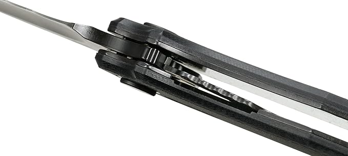 CRKT P.S.D. EDC Folding Pocket Knife: Everyday Carry Assisted Opening Veff Serrations Liner Lock Handle with Carbon Fiber Overlay 7920K