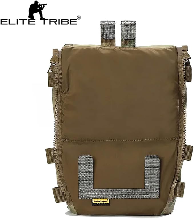 Emerson FRO Style V5 Vest Back Double Pouch Multi-purpose Bag Zip On Backpack (Coyote Brown)