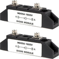 MAKERELE MD55A（50A）-16 Anti-Reverse Diode Module Peak Voltage 1600V Bloking One Way Solar Diode Used to Prevent Reverse Current（2 Pack）