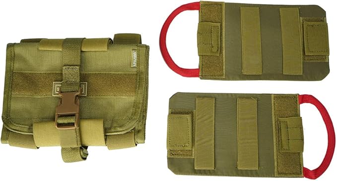 Fusion Tactical MOLLE GFAK Medical EMT Pouch for Hiking Backpacking Camping Travel Car Cycling and Your Everyday Adventures (Coyote Brown)