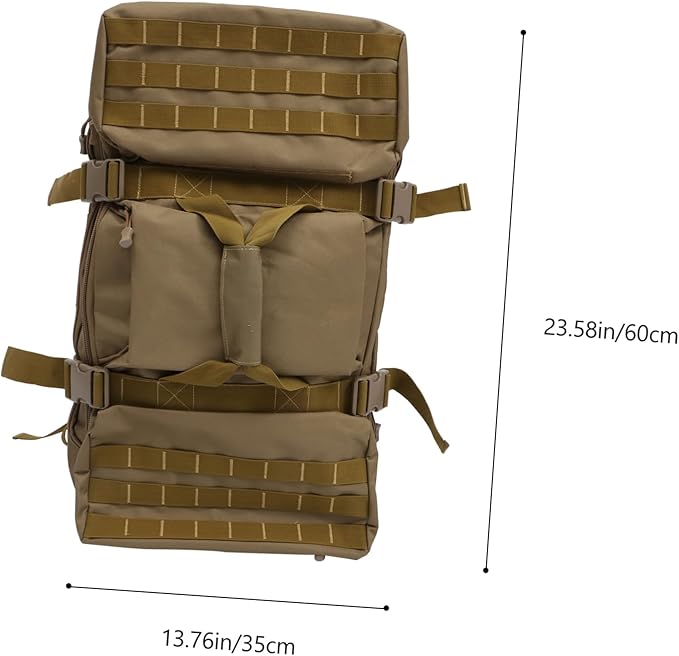 KOMBIUDA Expandable Travel Backpack Multi-functional Shoulder Handbag Hiking Backpack Suitcase Large Capacity Outdoor Game Bag