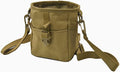 Tactical Slingshot Balls Pouch Molle Drawstring Small Dump Pouch Military Storage Case Holster Utility Belt Fanny Hip Holster Bag Gadget Gear Pack Tool Pocket