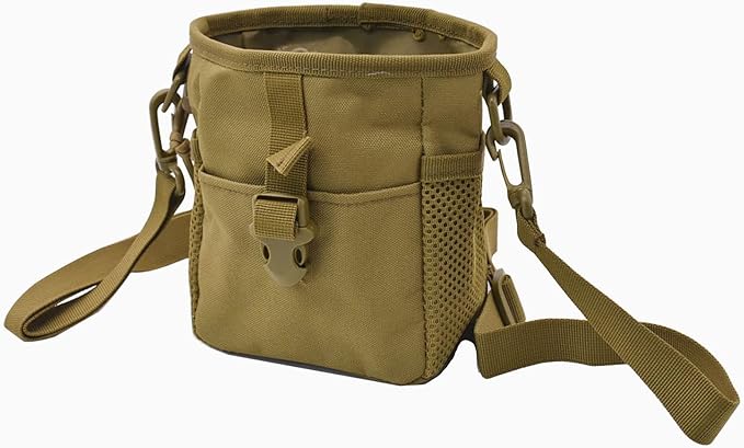 Tactical Slingshot Balls Pouch Molle Drawstring Small Dump Pouch Military Storage Case Holster Utility Belt Fanny Hip Holster Bag Gadget Gear Pack Tool Pocket