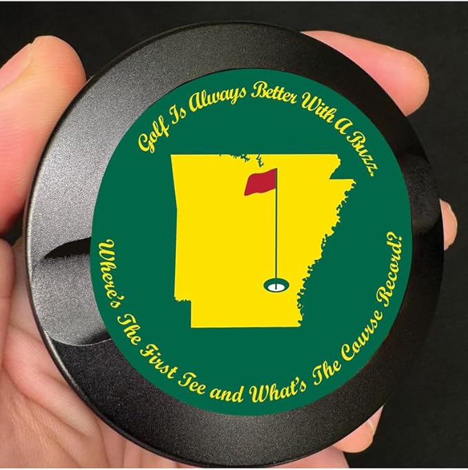 Metal Zyn Container - Metal Zyn Holder - Zyn Metal Can - Metal Container for Zyn Holder - Metal Zyn Can Golf Gifts for Him - Zyn Containers for Golf - Arkansas