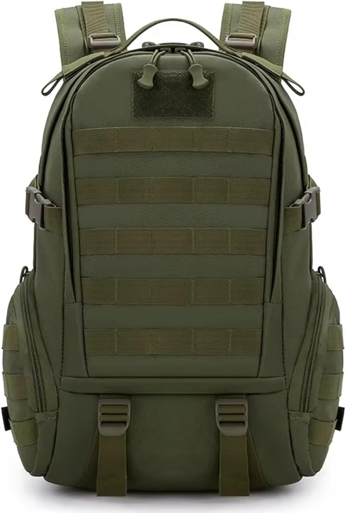 Large Capacity Climbing Backpack Camouflage Tactical Bag Outdoor Sport Hiking Travel Camping Bag Trip Camping Backpack(Green)
