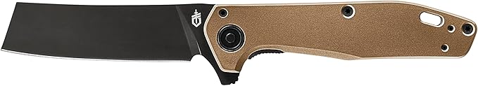 Gerber Gear Fastball Cleaver - Durable Folding Knife with Lock - Premium EDC Gear - 3 - Made in USA - Coyote Brown