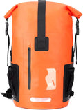 Waterproof Dry Bag Backpack with Phone Case Roll Top Storage Bag for Travel Swimming Boating Kayaking Beach (Orange 55L)