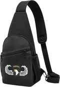 101st Airborne Jump Wings Chest Pack Leisure Shoulder Crossbody Chest Bag