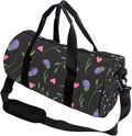 Gentle Love Easy Clean Gym Bag With Shoe Compartment Oxford Tote Bags Adjustable Shoulder Strap Convertible Carry Backpack Cute Weekender Bag For Work Cheer Gym Gear For Women