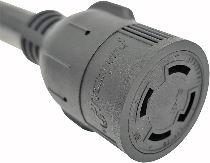 Parkworld 885262 Generator Adapter Cord 4-Prong Locking 20 AMP L14-20 Plug to 30 AMP Locking L14-30 Receptacle 1FT
