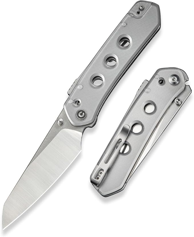 CIVIVI Vision FG Pocket Knife for EDC Superlock Folding Knife with 3.54 Reverse Tanto Nitro-V Blade Lexan Handle Ideal Gift for Men Women C22036-7