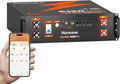 HumsiENK 48V 100Ah LiFePO4 Lithium Battery Bluetooth | UL1973 Tested | 3U Server Rack with Active Balancing &amp BYD Cells Max 5120Wh &amp 100A BMS for Off-Grid Solar System Backup Home Energy St
