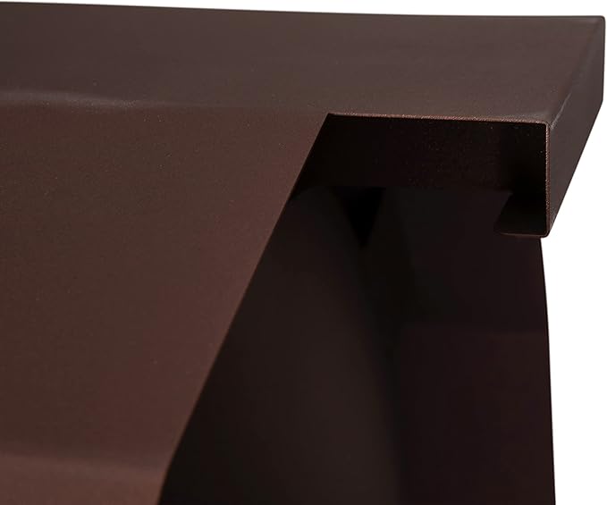 Flash Furniture Titus Commercial Grade Wood Burning Smokeless Outdoor Firepit - Bronze Finish - 27 inches - Portable - Waterproof Cover