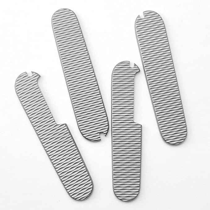 AYULL 1 Pair Handle Patch Fits for 91MM Titanium Anti-slip Scales Handle DIY Replacement Accessory
