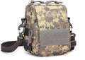 Small Canvas Messenger Bag Tactical Shoulder Bag Crossbody Casual Pack Waist Pack (ACU)