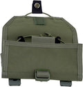 Molle Phone HolderMap Tactical Pouch Chest Board Plate Carrier Stand BagAirsoft Paintball Military CS GearMolle Universal Folded Pack (Green)