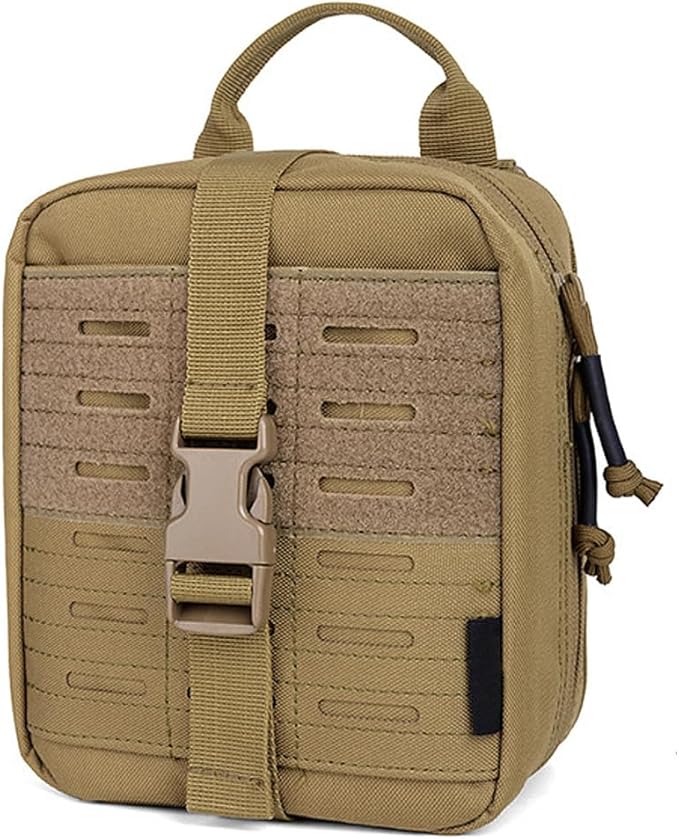 Tactical MOLLE Admin Bag Waterproof Tactical Molle Pouch Breathable Modular Tool Pouches for Sports Hiking Camping Traveling