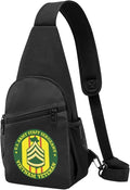 US Army Staff Sergeant Vietnam Veteran Chest Pack Leisure Shoulder Crossbody Chest Bag