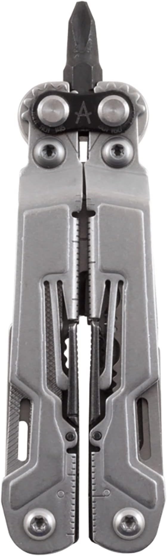 SOG PowerPint Mini Compact Stainless Steel Multi-Tool |18 Lightweight Specialty Tools &amp SOG Multitool Pliers Pocket Knife Stone Wash