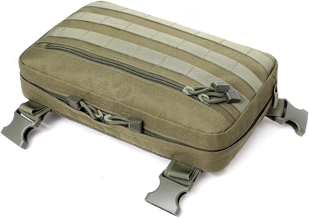 Healeved Men's Tactical Chest Bag Multi-Functional Outdoor Storage Pack Lightweight Waterproof Climbing Bag Phone Holder for Hiking and Cycling