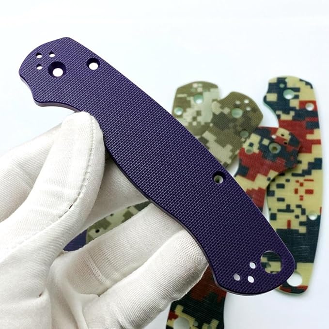 1 Pair Custom G10 Handle Fits for Paramilitary 2 C81 CNC Scales Handle Patch DIY Replacement