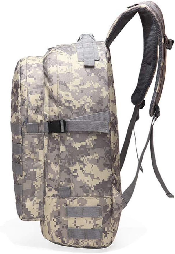 Outdoor Sports Pack Hiking Bag Tactical Rucksack Camo Knapsack Combat Camouflage Tactical Molle Backpack - ACU