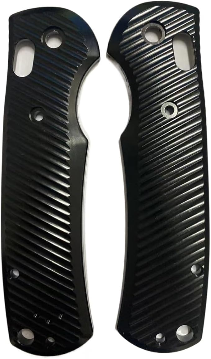 1 Pair Scales Handle Fits for Benchmade Griptilian 550 551 CNC Aluminum Knife Handle Patch Replacement