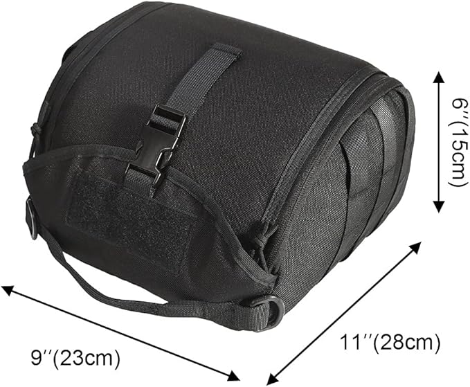 FARMSOLDIERTactical Molle Helmet Bag PackLightweight Waterproof Motorcycle Helmet Bag for Hunting Shooting