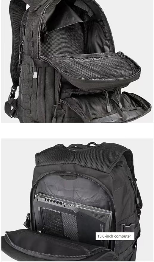 Tactical Backpack Military Molle Hiking 36-55L camouflage outdoor sports mountaineering camouflage