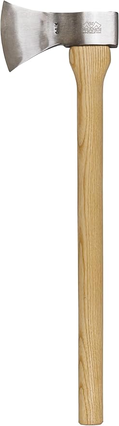 PRANDI German Axe 2.20lb - Hickory Handle 23.64in - Ideal for Axe Throwing Competitions and Practice - Made in Italy