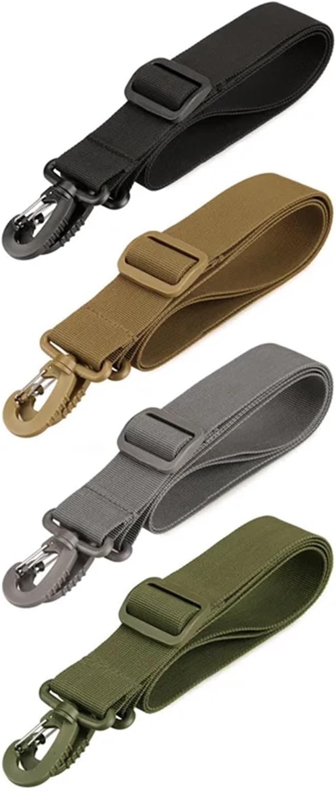 Fanny Pack Extender Strap 4pcs Tactical Multi-Function Shoulder Strap Adjustable with Pouch for Outdoor &amp Hunting Belt(Gray)