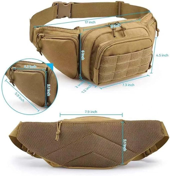 Outdoor Sports Hiking Versipack Running Waistpack Tactical Camouflage Molle Waist Bag Fanny Pack