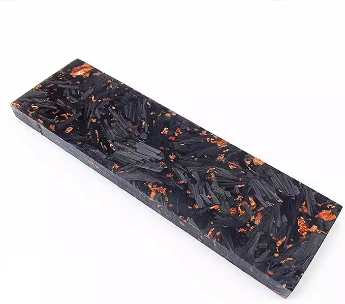 2 Pack Knives Handle Making Material Resin Suitable For Laser Cutting Engraving DIY Tools Knife Decoration(130x40x12mm)