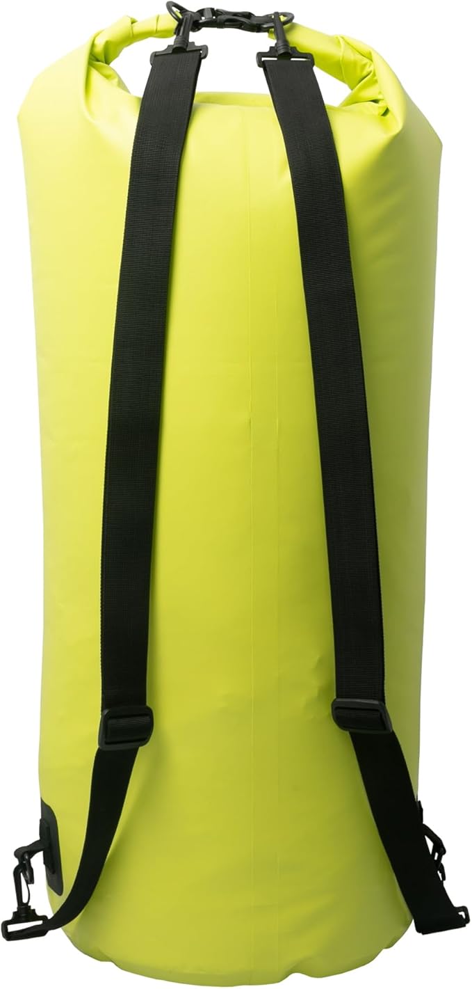 geckobrands Tarpaulin Dry Bag – Waterproof PVC Bag with Carabiner for Secure Storage for Boating Kayaking Camping