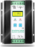 SolaMr 1000W 12V / 24V Wind Solar Hybrid Charge Controller Fits for 600W Wind and 400W Solar Power Boost Charge Solar PWM Charging Technology Digital Intelligent Regulator with LCD Display