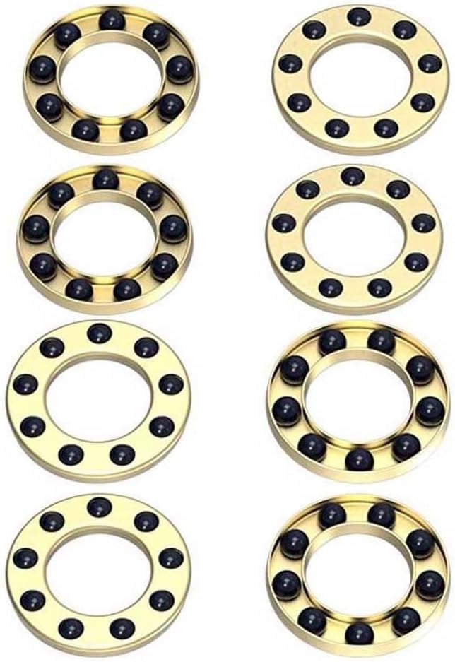 8PCS Brass Flippers Fit for Outdoor Pocket Knife CNC Gasket Washers DIY Replacement Accessory(X-Large)