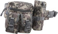 Waterproof Nylon Fanny Pack Men Tactical Military Army Waist Bag Hiking Outdoor Camping Shoulder Bum Belt Bum Sport Chest Bags(ACU)