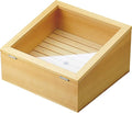 ヤマコー(Yamaco) Yamako 35586 Interlocking Box Inclined Type Includes Plate and Acrylic Lid 11.8 x 11.4 x 6.7 inches (30 x 29 x 17 cm) Commercial Use Wood White Wood