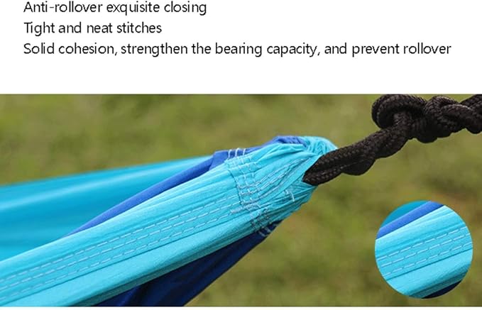 Portable Hammock Hammock Double &amp Single Portable Hammock Lightweight Nylon Parachute Hammocks Camping Accessories Gear for Backpacking Beach (Color : K/Single)
