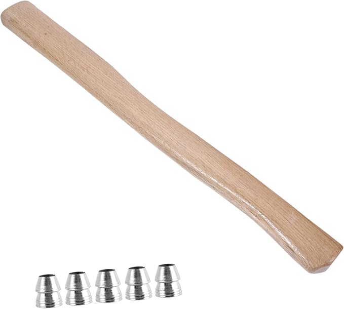 Milisten 1set Wooden Axe Handle Replacement with Hatchet Handle for Woodworking for Camping and Outdoor Use Ergonomic Design for Easy Installation