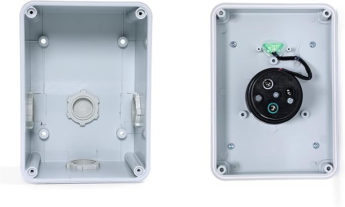 NEMA L5-30P Generator Inlet Box30 Amp 125V Twist Lock Outdoor Power Inlet with Indicator LightPre-Drilled Easy Install Electrical Box for Connecting Portable Generator to House