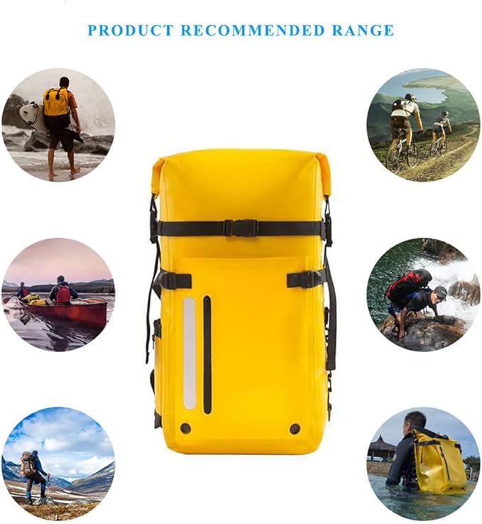 Floating Waterproof Dry Bag 30L Roll Top Sack Keeps Gear Dry for Kayaking Rafting Boating Swimming Camping Hiking Beach Fishing