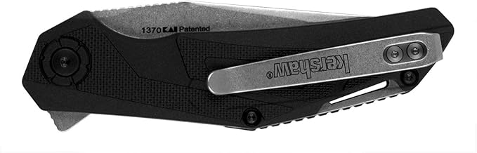 Kershaw Oso Sweet EDC Pocketknife 3 8Cr13MoV Steel Drop Point Blade Assisted Folder Opening with Flipper Liner Lock System Black &amp Camshaft Pocket Knife 3 4Cr14 Steel Blade