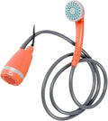 62W 12V Outdoor Plastic Fast Effluent Shower Head For Camping Hiking